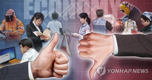 경기 낙관론-비관론 (PG)