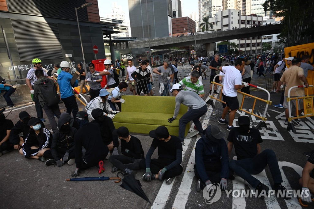 HONG KONG-CHINA-POLITICS-UNREST