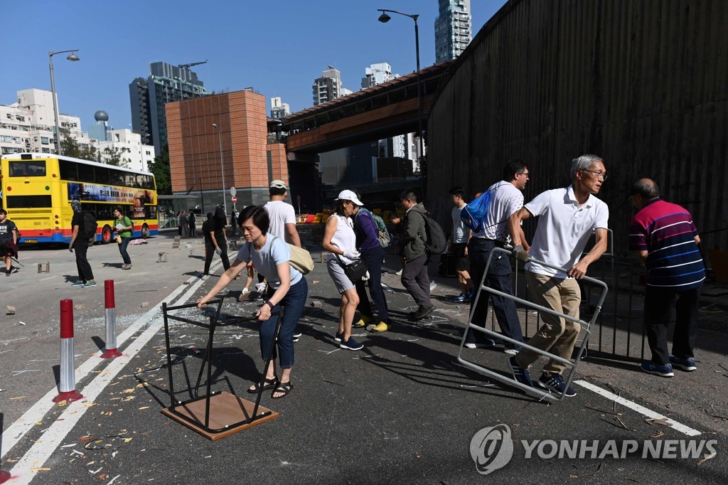 HONG KONG-CHINA-POLITICS-UNREST