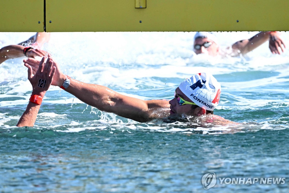 퐁텐, 2024 세계수영선수권 오픈워터 스위밍 남자 5㎞ 우승