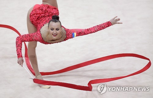 우크라이나의 에이스 간나 리자트디노바 << EPA=연합뉴스 자료사진 >>