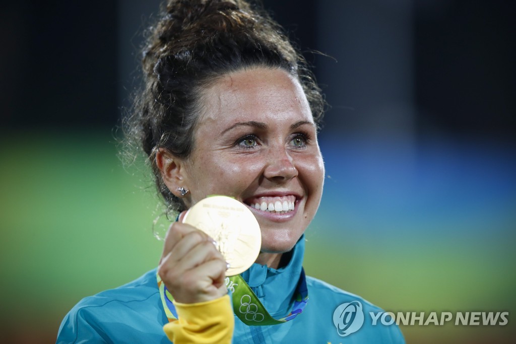 2016년 리우올림픽 여자 근대5종 금메달리스트 에스포지토.