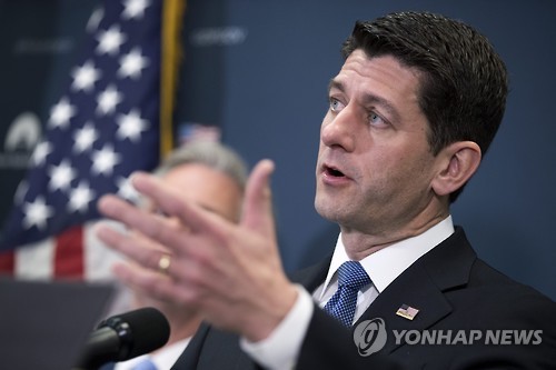 폴 라이언 美하원의장 오바마케어 관련 기자회견