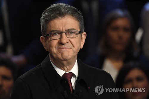 프랑스 급진좌파 대선후보 장뤼크 멜랑숑