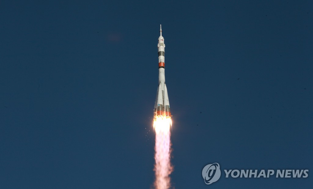 RUSSIA SPACE ROBOT FEDOR SOYUZ MS14 LAUNCH