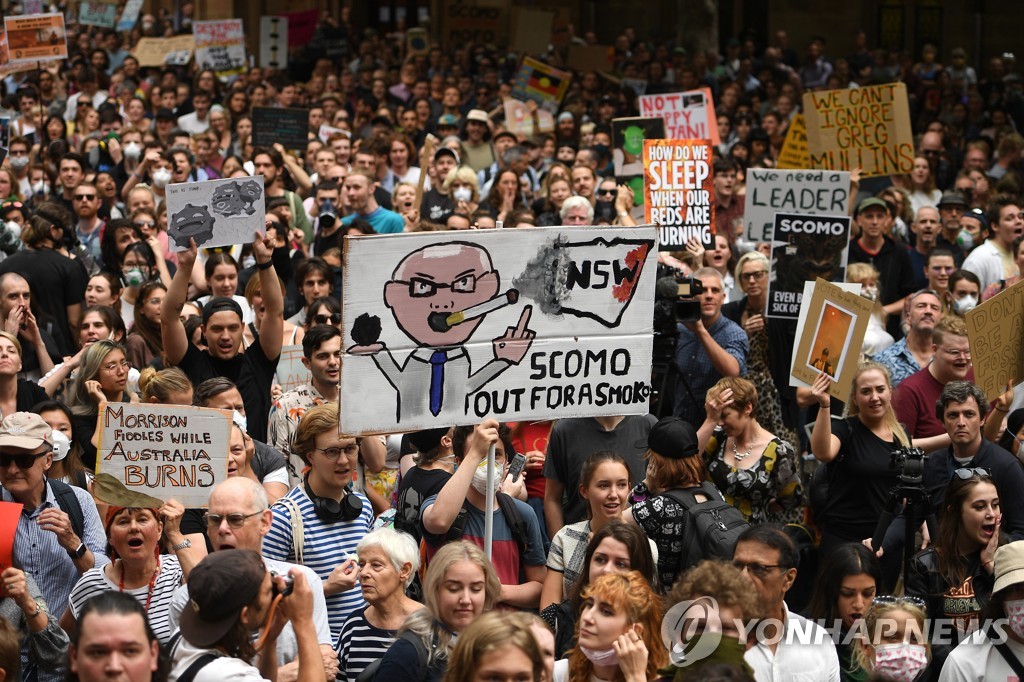 AUSTRALIA PROTEST CLIMATE EMERGENCY
