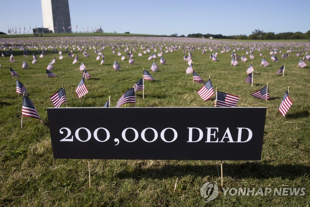 USA PANDEMIC CORONAVIRUS COVID19 MEMORIAL