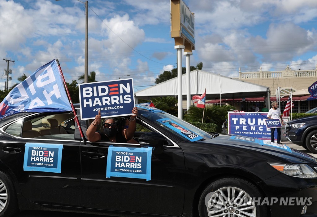 US-UNION-WORKERS-HOLD-CARAVAN-RALLY-TO-SUPPORT-JOE-BIDEN