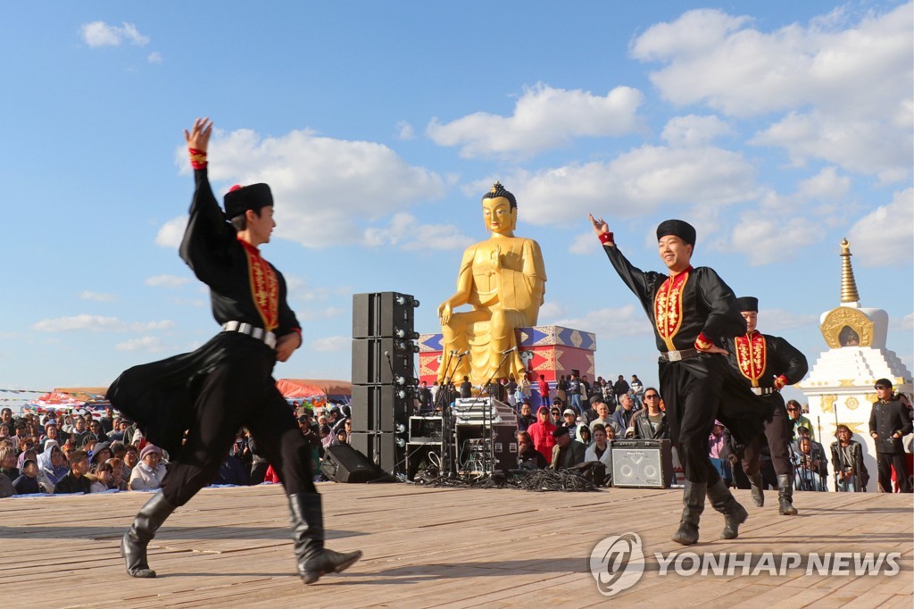 12m statue of Buddha unveiled in Kalmykia, Russia