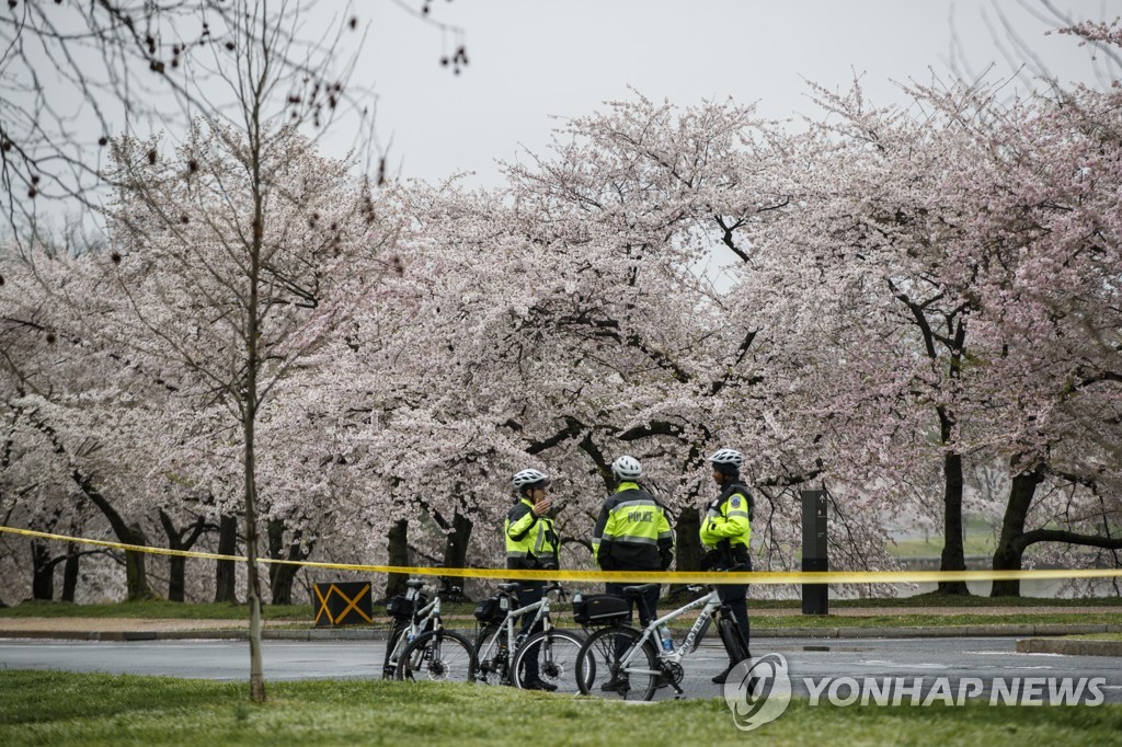U.S.-WASHINGTON D.C.-CHERRY BLOSSOM-COVID-19