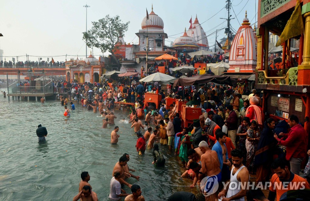 INDIA-HARIDWAR-MAKAR SANKRANTI-CELEBRATIONS