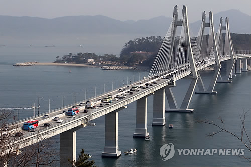 거가대로 << 연합뉴스DB >>