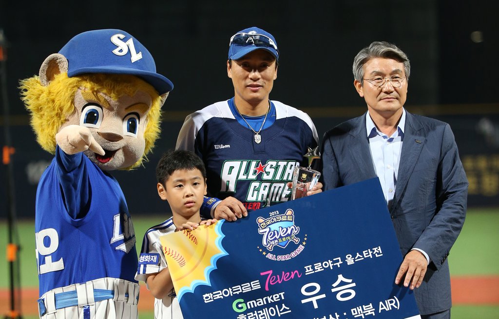 국민타자 이승엽, 홈런레이스 우승