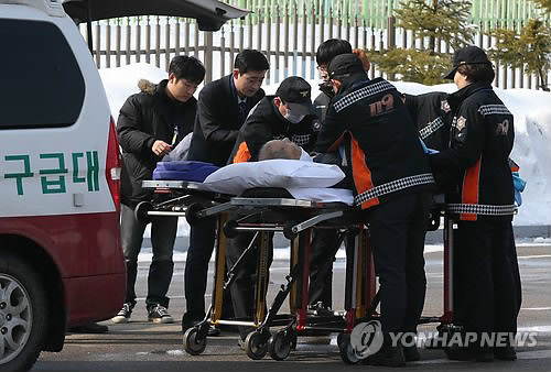 '구급차 상봉' 김섬경 할아버지 조기 귀가
