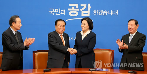 새정치연합 비대위원장에 문희상…관리형 리더십 선택