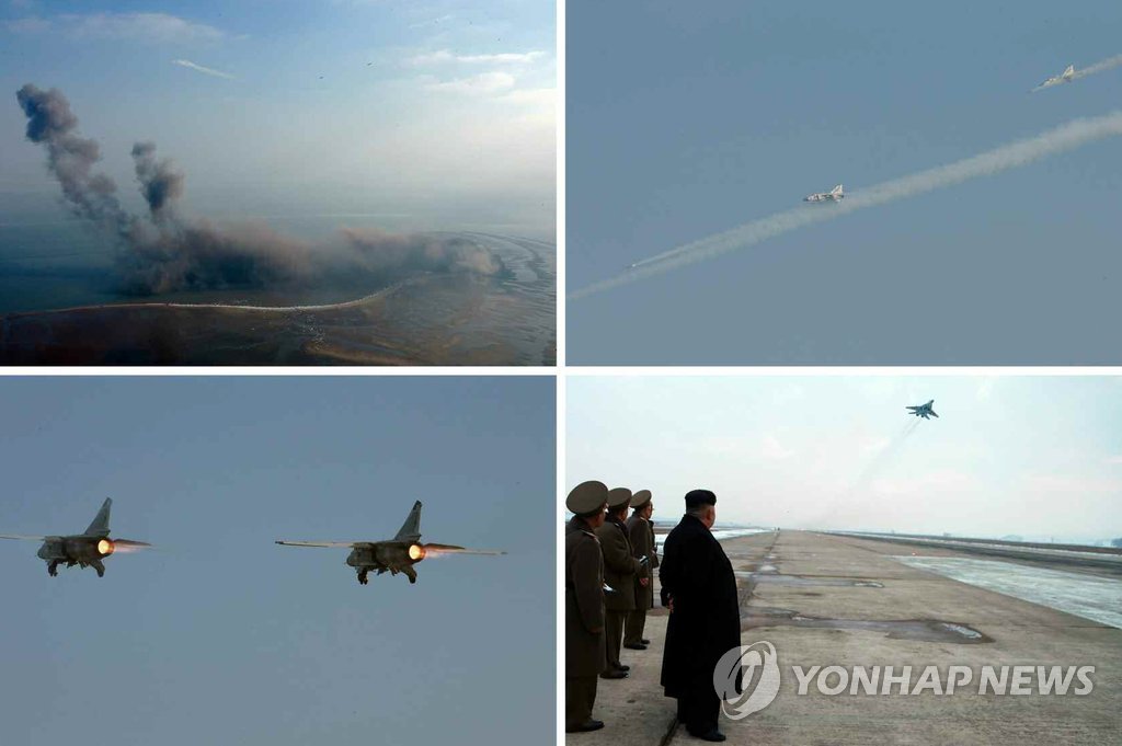 북한, 추격기·폭격기 훈련…김정은 직접 기획·지휘(종합) - 3