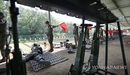 예비군 훈련 <<연합뉴스 자료사진>>