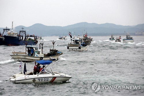 해일 대비 긴급구조 종합훈련<<연합뉴스 자료사진>>