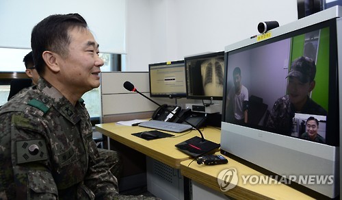 '군 원격진료 5천회 달성'