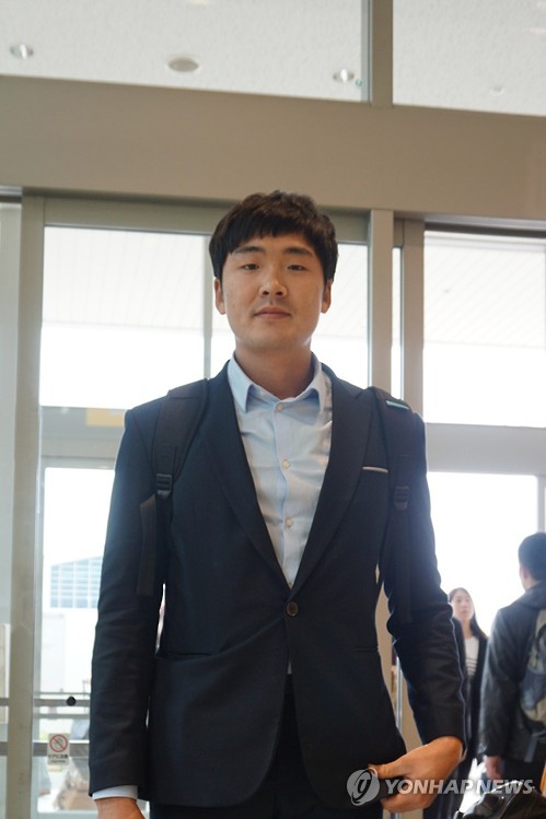 인터뷰하는 이형종