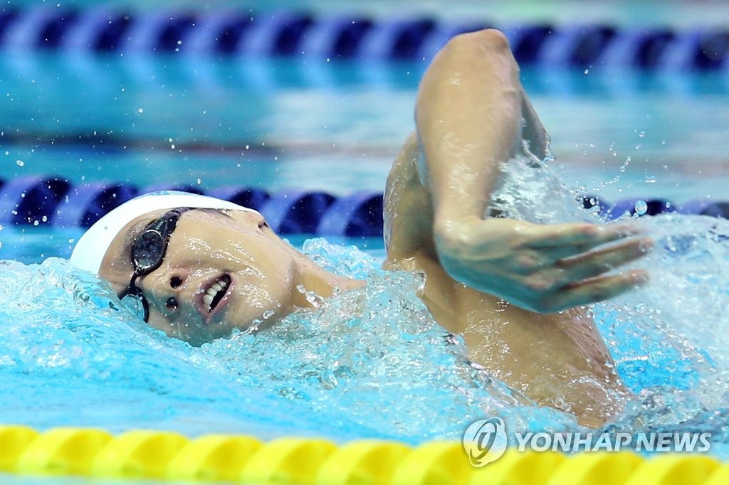 박태환 '혼신의 레이스'