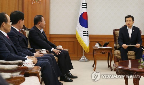 여 대구 의원들, 총리 항의 방문