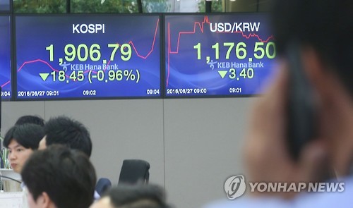 하락 출발