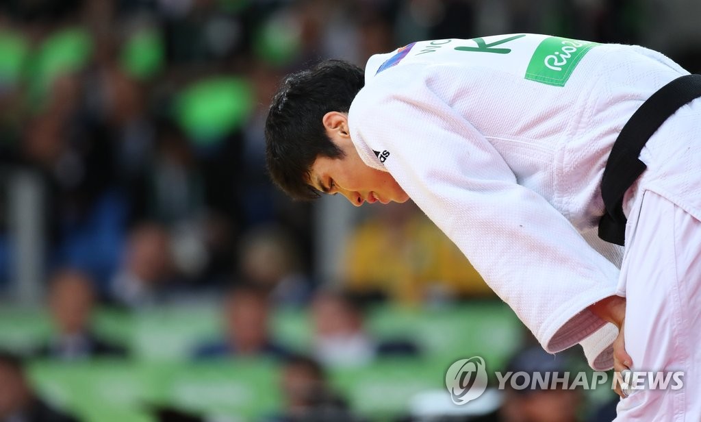 <올림픽> 아쉬워하는 김원진