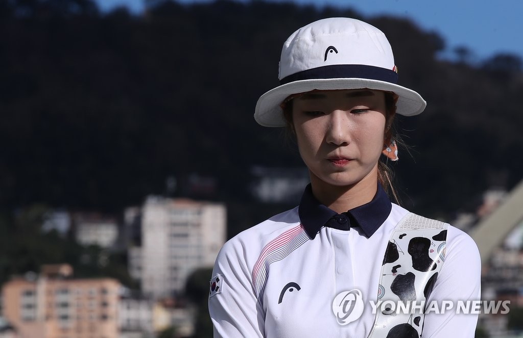 <올림픽> 긴장한 최미선