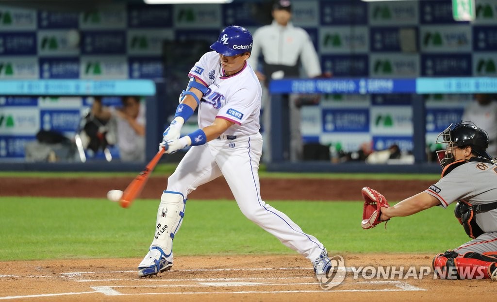 이승엽, 1천400타점 기록