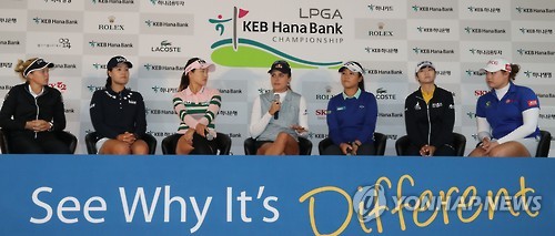 LPGA KEB 하나은행 챔피언십 기자회견