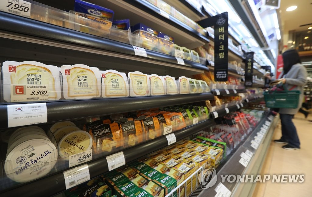고지방 다이어트 열풍에 버터·치즈 '인기'