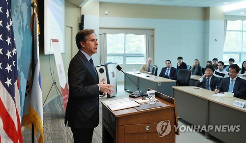 블링컨 "北위협 계속되면 사드 이외 추가조치 가능" - 2