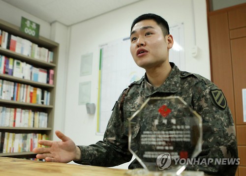 골수기증으로 '생명 나눔' 실천한 군복 입은 천사