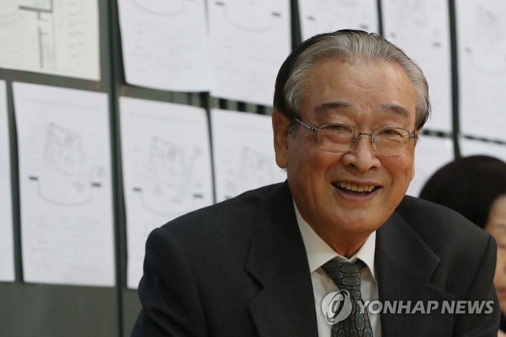 이순재, 환한 미소