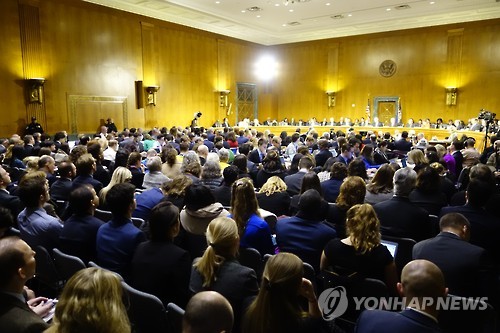렉스 틸러슨 미국 국무장관 내정자 인준청문회 모습