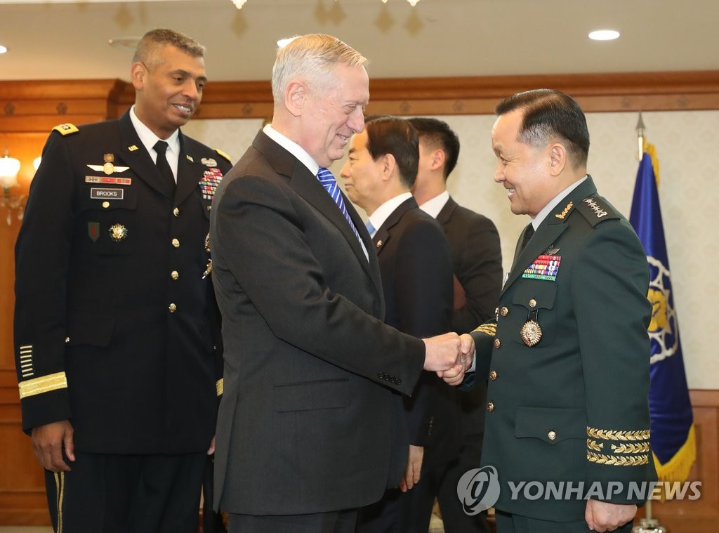 합참의장과 미 국방장관