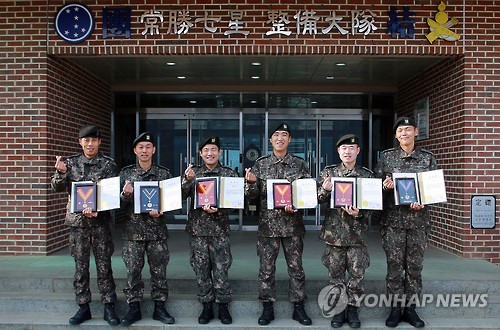 육군 7사단 '헌혈 6인방'