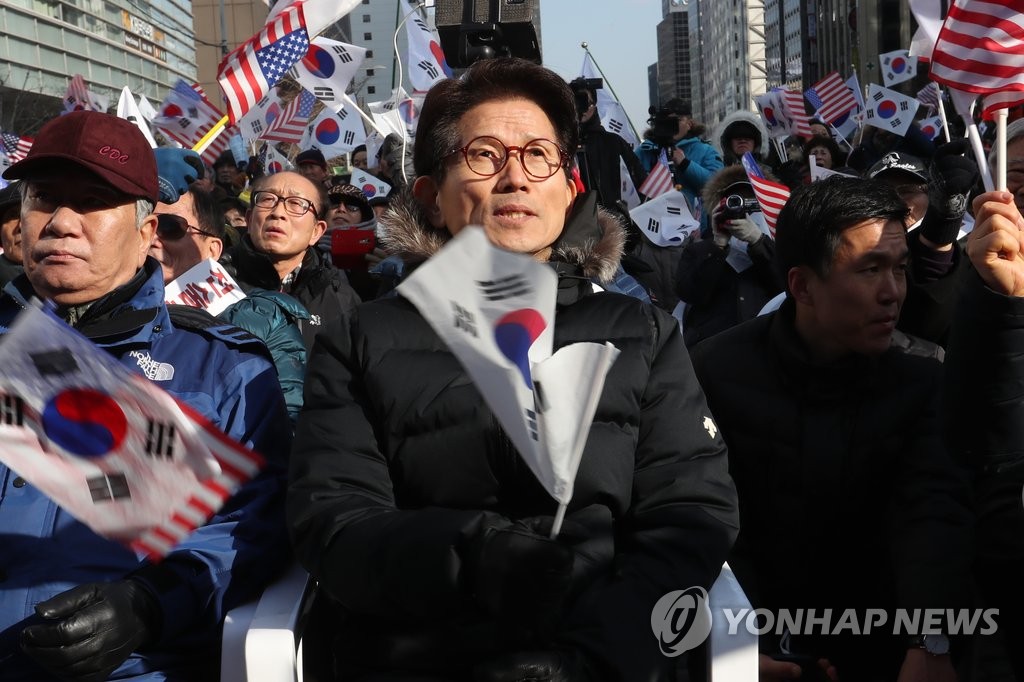 김문수 탄핵반대 집회 참석