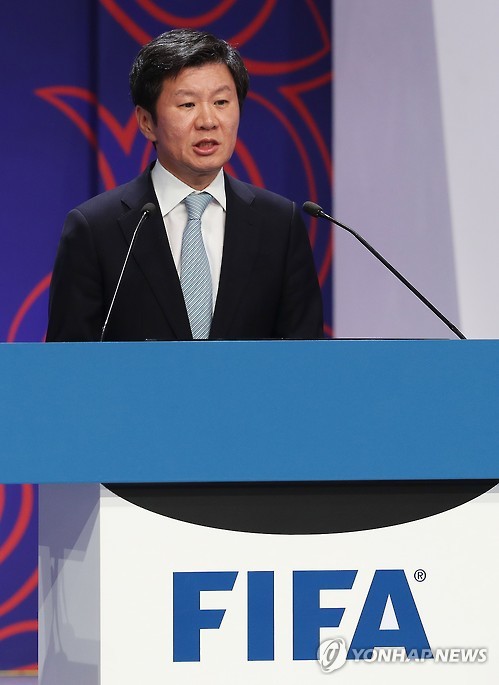 축구대표팀 사령탑을 선임하는 기술위원장 임명권을 가진 정몽규 대한축구협회장