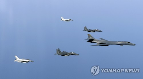 한반도 상공 B-1B