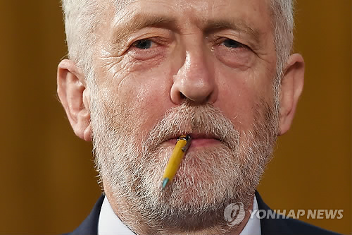 영국 노동당 코빈 대표, 첫 총선 유세