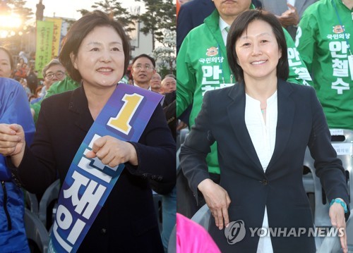 광주 찾은 대선후보 부인들