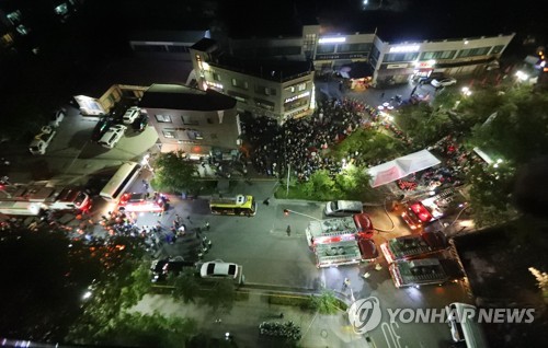 수락산 산불, 잠 못 이루는 상계동 주민들