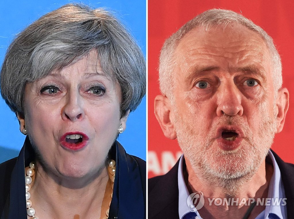 0.9%차 vs 10%차…英총선 직전까지 여론조사 '극과 극'