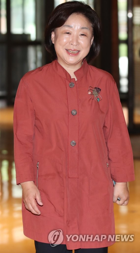 여성 중진 의원 모임 참석한 심상정 대표