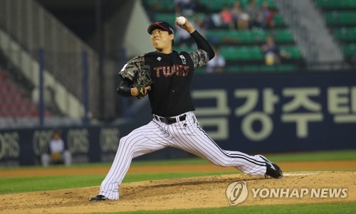 역투하는 차우찬