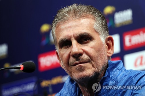 각오 밝히는 이란 축구대표팀 감독