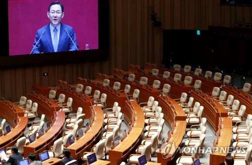 한국당 없는 본회의장