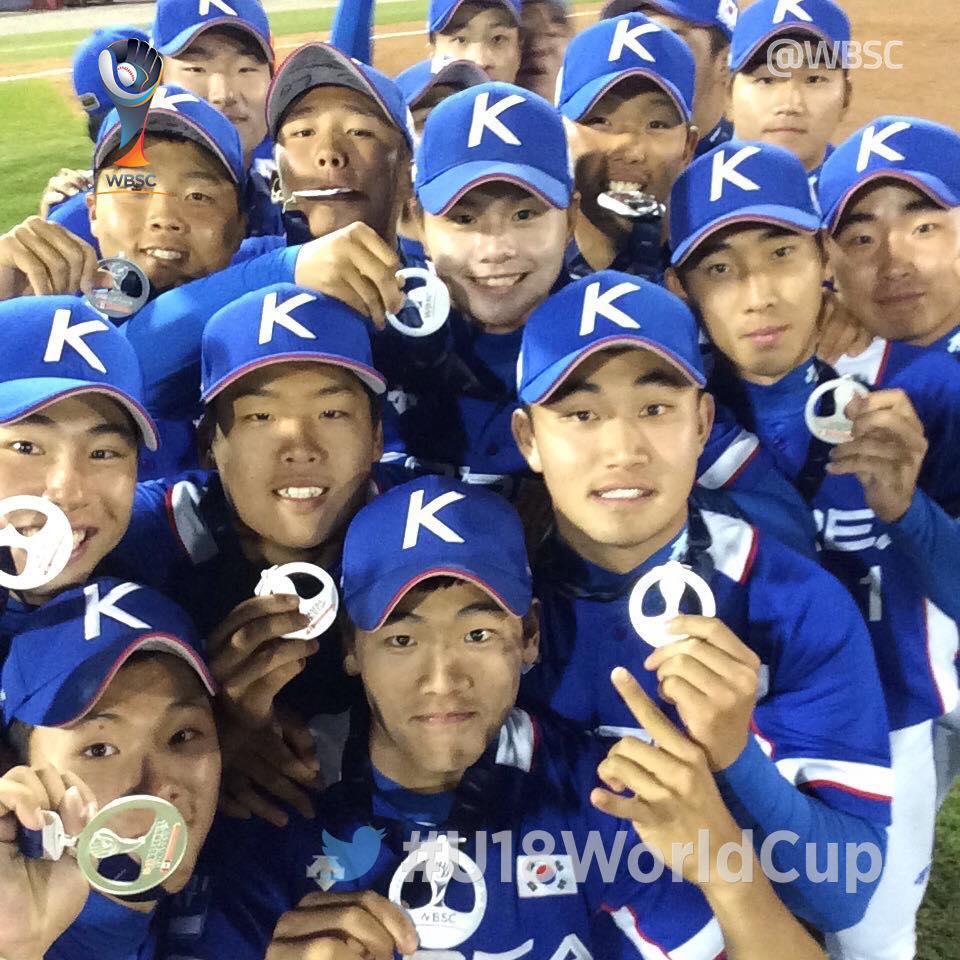 한국 청소년야구, 준우승